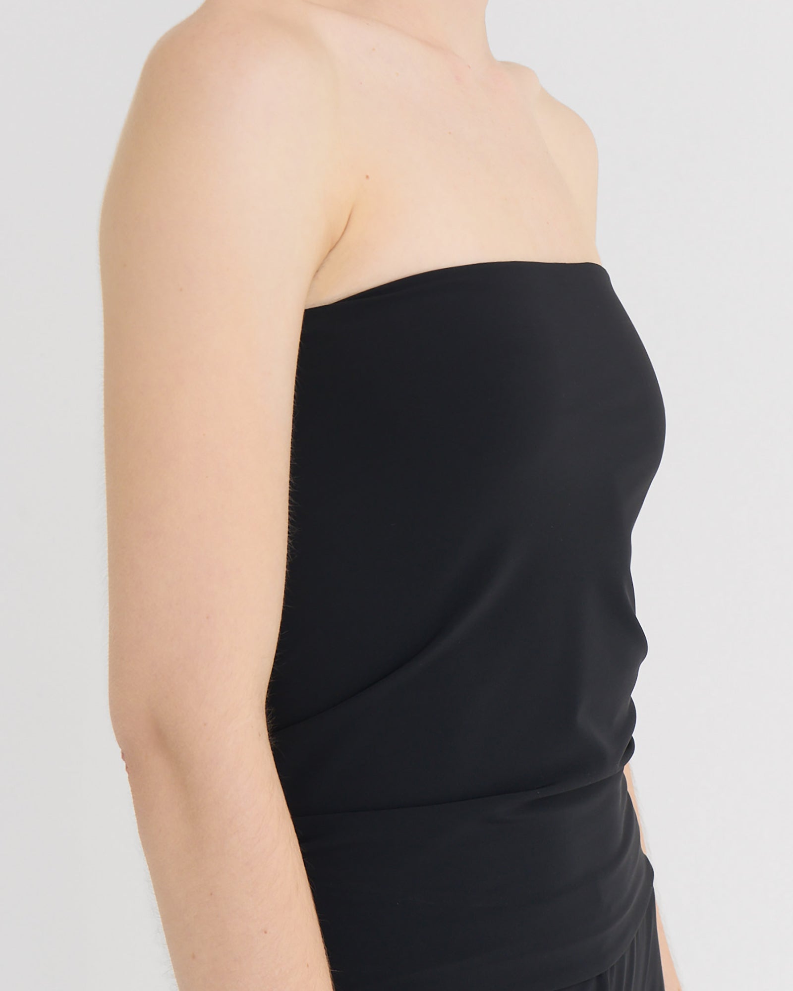 Strapless bandeau top, Black