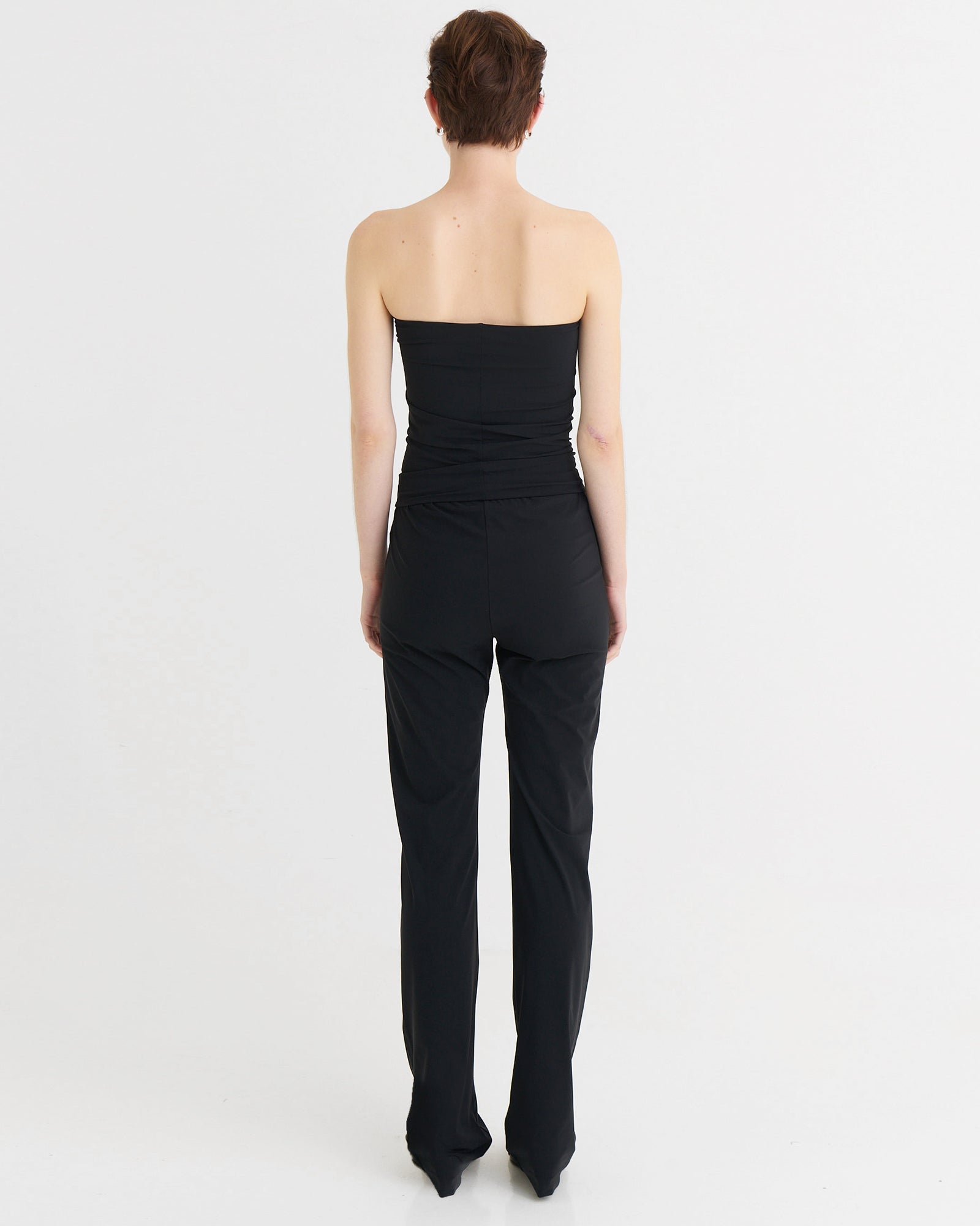 Straight fit pants, Black