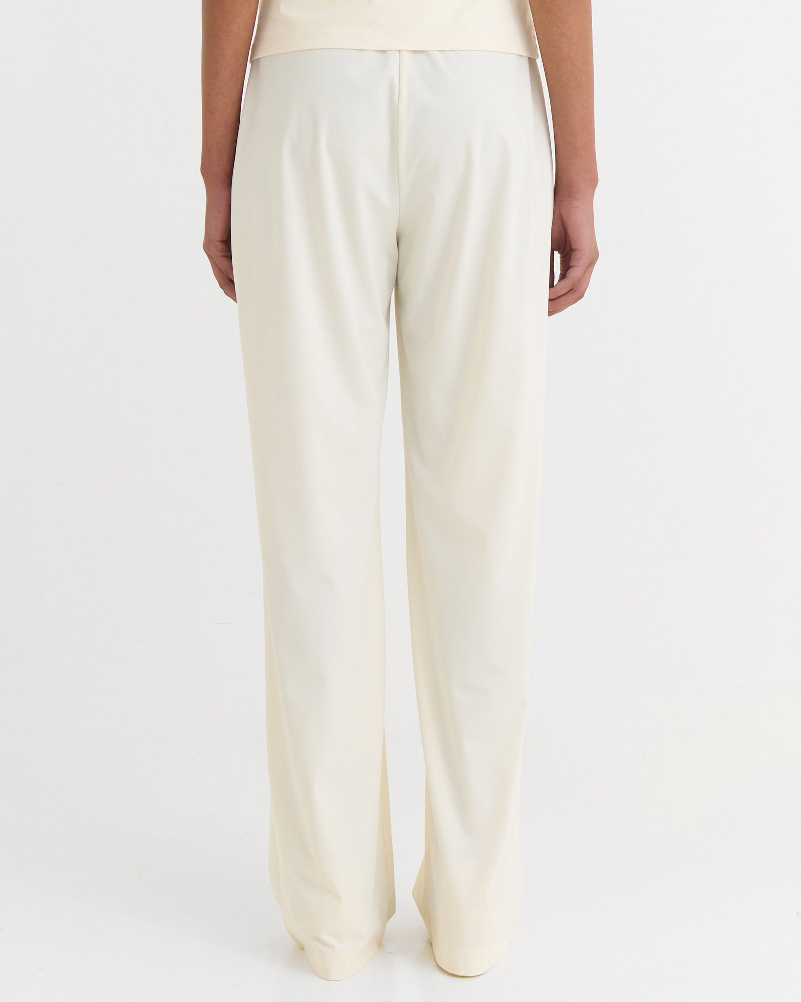 Wide fit pants, Cream