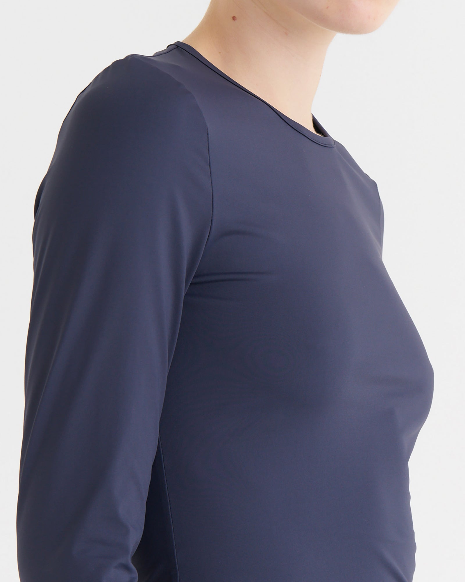 Second skin longsleeve top, Navy