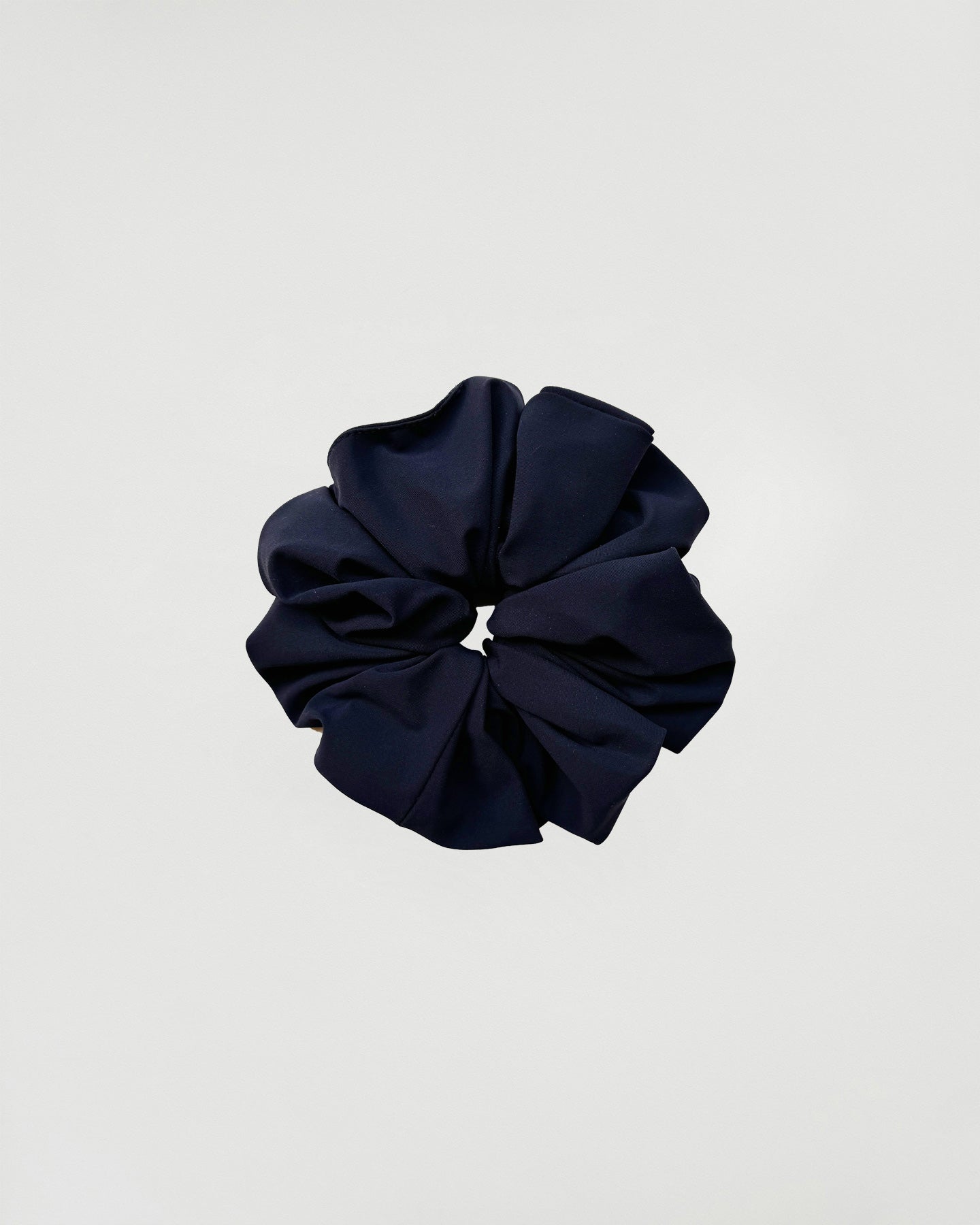 Oversized jersey scrunchie, Navy